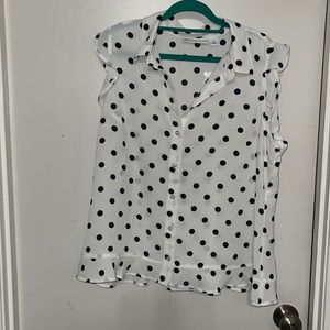 NYC Button up blouse brand new with tags Size L